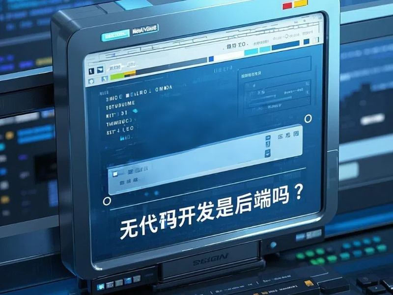无代码开发是后端吗