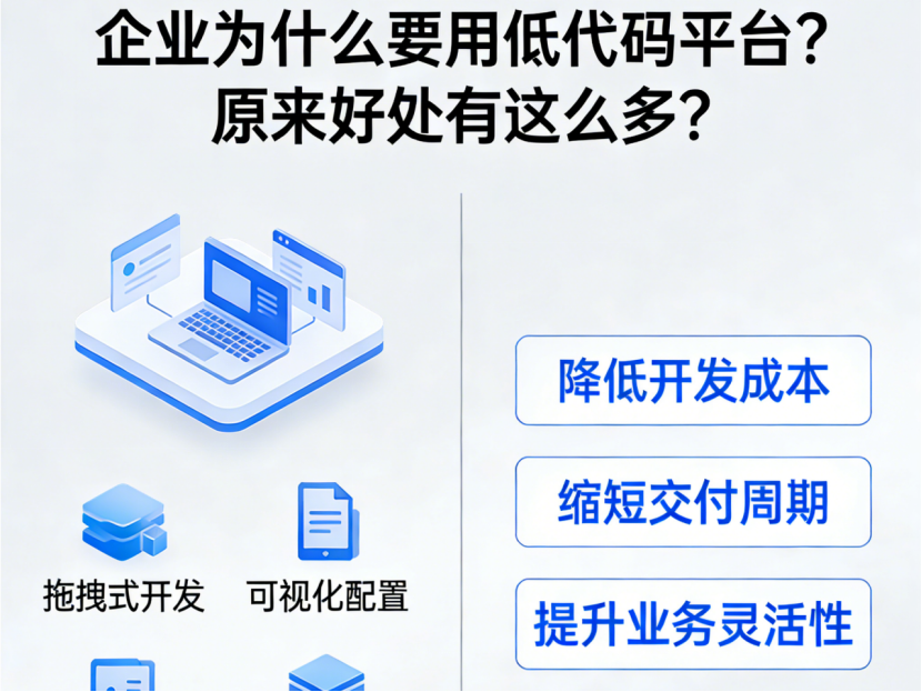 低代码平台 低代码